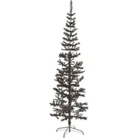 vidaXL Schlanker Weihnachtsbaum 210cm - Künstlicher Weihnachtsbaum aus PVC, realistische Optik, verstellbare Äste für perfekte Form und stabiler Stahlständer, ideal für eine einzigartige Weihnachtsatmosphäre.