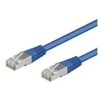 Wentronic Goobay CAT 5e Patchkabel, SF/UTP, Blau, 0.25 m von Wentronic