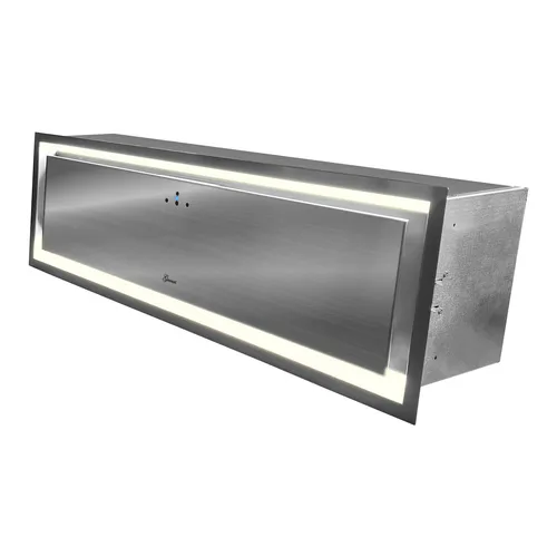 Gurari GCH 973 IS Luxus Dunstabzugshaube 90cm Edelstahl - Dunstabzugshaube mit 850 m³/h Abluftleistung, 4 Gebläsestufen und Fernbedienung. Ideal für moderne Küchen mit elegantem Edelstahl-Design.