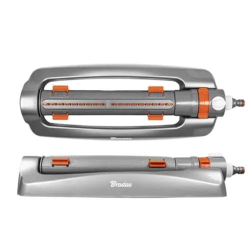 Bradas Viereckregner WL-Z22 - Effizienter Rasensprenger - Bewässerungssysteme mit einer Reichweite von bis zu 375m², ideal für gleichmäßige und effiziente Gartenbewässerung.