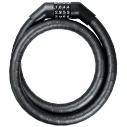 Trelock Panzerkabel-Zahlenschloss 100cm Ø19mm - Fahrradschloss mit flexiblem und robustem Stahlkabel, korrosionsbeständig und einstellbarem Code für optimale Sicherheit (Sicherheitsstufe 3). Ideal für Fahrräder!