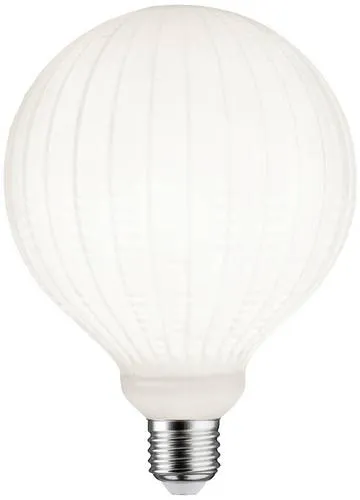 Paulmann 29079 LED Globe Lampe E27, 4.3 W Warmweiß - Energiesparlampen mit stufenlos dimmbaren, dekorativen LED Leuchtmittel für gleichmäßiges Rundum-Licht. Hochwertiges Vollglas und faszinierende Oberflächenstruktur für jeden Raum.