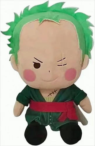 Sakami Merchandise Plüschfigur One Piece - Chibi Roronoa Zoro 25 cm Plush - Kuscheltiere - Offiziell lizenzierte Plüschfigur von Roronoa Zoro, perfekt zum Kuscheln und Sammeln!