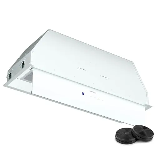 Klarstein Ventimate Dunstabzugshaube Unterbau 85cm - Effiziente Dunstabzugshaube mit 390 m³/h Luftdurchsatz, leisen 50W DC-Motor und Touch-Bedienfeld. Energieeffizienz A+ für saubere Küchenluft – ideal für jede Küche.