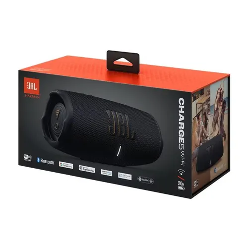 JBL Charge 5 - Kabelloser Bluetooth-Lautsprecher mit Wifi, 20 Stunden Akkulaufzeit, wasser- und staubdicht für unbeschwerten Musikgenuss überall