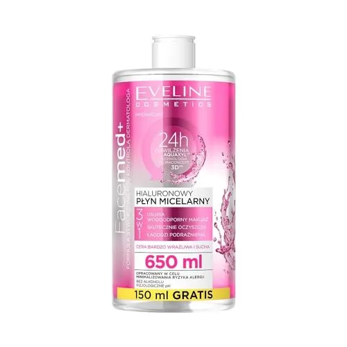 Eveline Cosmetics FaceMed+ reinigendes Mizellenwasser 650 ml