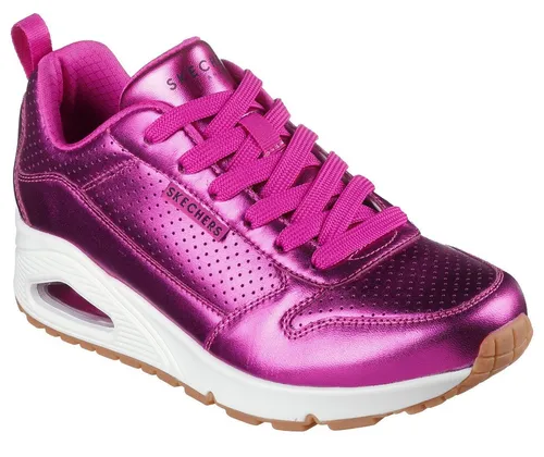 Skechers UNO - Metallixs Damen Sneakers - Größe 39 - Damen-Sneaker mit Air Cooled Memory Foam für optimalen Tragekomfort, flexible und rutschhemmende Laufsohle, ideal für den Alltag.