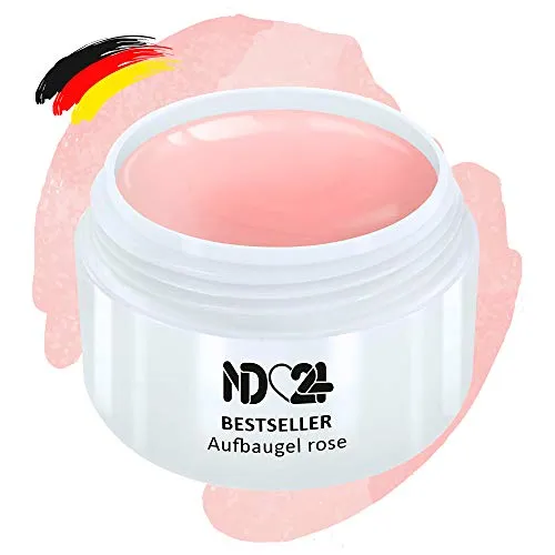 Studioline - Aufbau-Gel Rose Dickviskos - Uv Nagel-Gel - Studio Qualität - Made In Germany - 5ml