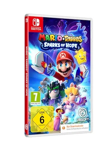 Mario + Rabbids Sparks of Hope (Code in a box) – Nintendo Switch - Spiele für Nintendo Switch – Erlebe eine galaktische Reise mit Mario und Freunden, nutze strategische Fähigkeiten im Kampf und rette die außergewöhnlichen Sparks!