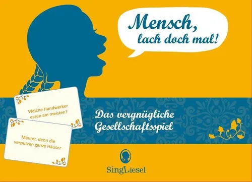 Singliesel GmbH Die große Quizbox für Senioren: Mensch, lach doch mal! - Gesellschaftsspiel mit unterhaltsamen Scherzfragen, fördert die Lachmuskeln und sorgt für gesellige Runden.