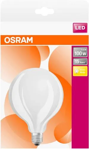 Leistungsstarke Osram E27 LED Filament Lampe Star GLOBE 125 11W wie 100W 2700K