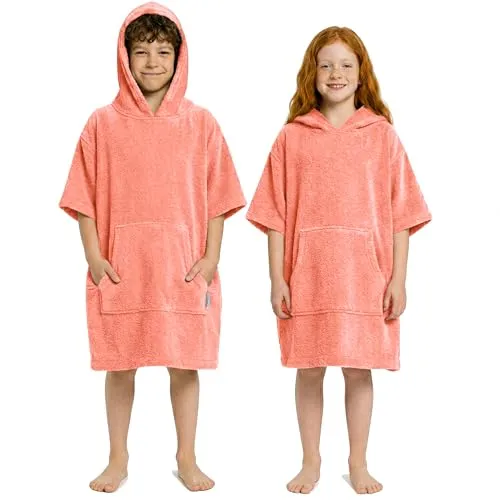 CalmyBEACH Frottee Badeponcho Kinder