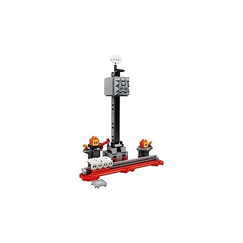 LEGO Super Mario Thwomp Drop Erweiterungsset 71376 - Erweitern Sie den LEGO Super Mario Starterkurs mit dem Thwomp Drop Set (71376). Inklusive verschiebbarer Plattform, Thwomp und Lava Bubble Figuren für kreative Abenteuer. Perfekt für Kinder ab 8 Jahren!