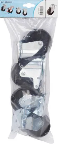 dörner + helmer 450220 Apparate-Lenkrolle Rad-Durchmesser: 75mm Tragfähigkeit (max.): 60kg 4St.