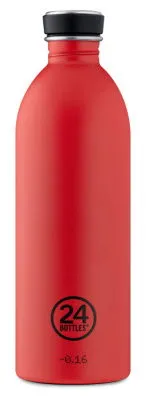 24Bottles Urban hot red - stone - Größe 1 Liter 000663