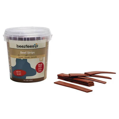 Beeztees Hundesnack Rind Streifen 500 g, UVP 5,29 EUR, NEU