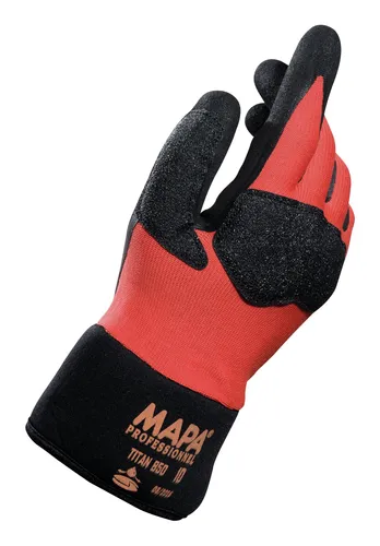 Mapa Schutzhandschuh Titan 850, Größe 10 - 34850030 - Robuste Schutzhandschuhe für optimale Sicherheit, ideal für anspruchsvolle Arbeiten in Industrie und Handwerk. VPE: 12 Paar.
