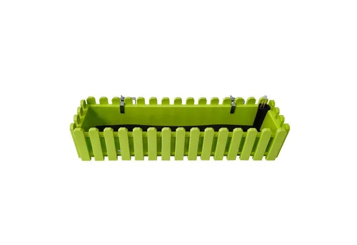 HTI-Living Blumenkasten Nessa 75 cm Grün mit Wasserspeicher - Garten-Zubehör mit integriertem Wasserspeicher für selbstbewässernde Pflanzen, inklusive Wasserstandsanzeige – ideal für stressfreies Gärtnern auf Balkon und Terrasse.