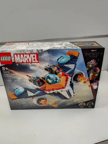 Marvel Super Heroes 76278 - Rockets Raumschiff vs. Ronan, kreatives Konstruktionsspielzeug für spannende Abenteuer