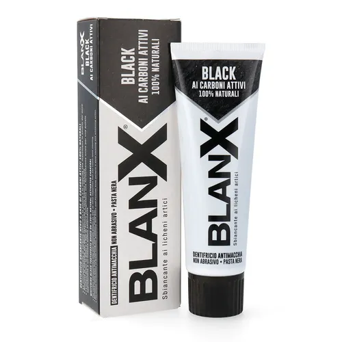 BlanX Black bleichende Zahnpasta mit Aktivkohle 75 ml