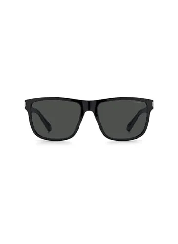 POLAROID Pld 2123/s 08A/M9 BLACK GREY Sunglasses Men's Polycarbonate, Standard, 57