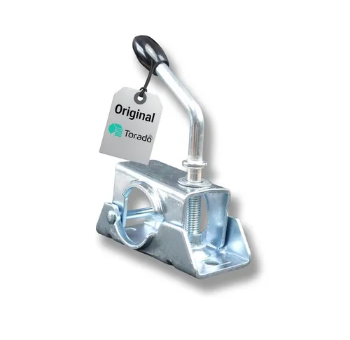 Torado® Ahnänger Stützradhalter 48 Ø Stützrad Halterung Klemmhalter Kurbel