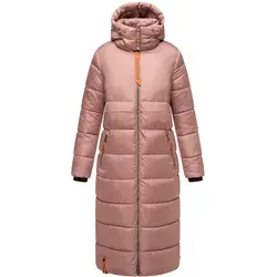 NAVAHOO Kristallblume Damen Steppmantel, XL, helllila - Funktionsjacken, modischer Damen Wintermantel mit wasserabweisendem Obermaterial, seitlichen Reißverschlüssen für Bewegungsfreiheit und Innentaschen für Technik – perfekt für kalte Tage!