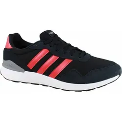 adidas Herren Run 60s 4.0 Shoes - Stilvolle Sneaker in Schwarz-Rot, 46 EU - Herren-Sneaker mit regulärer Passform, kombiniert aus Textil und Leder für hohen Tragekomfort und Langlebigkeit.