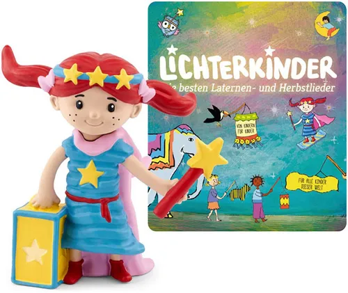 tonies Lichterkinder - Die besten Laternen- und Herbstlieder Hörfigur - Kinder-Musikboxen mit 22 fröhlichen Laternen- und Herbstliedern für die Toniebox. Ideal für Kinder ab 3 Jahren, um gemeinsam zu singen und die dunkle Jahreszeit mit Musik zu erhellen.