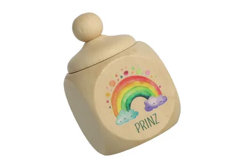 Spruchreif® Zahndose Milchzahndose aus Holz mit Schraubdeckel · Zahndose zur Aufbewahrung (1 St)