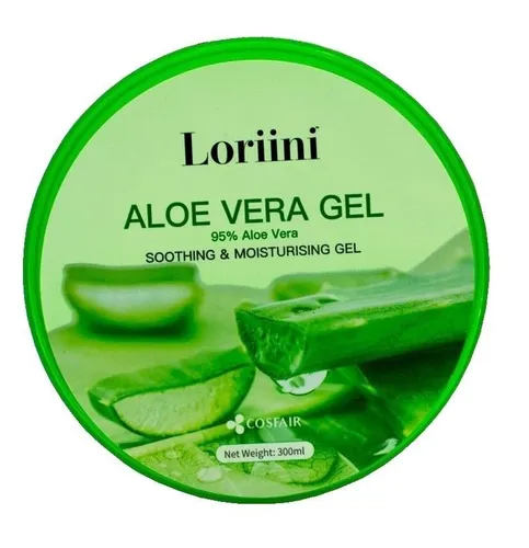 Loriini Aloe Vera Gel Körper Gesicht Hand Gel 95% Soothing Moisturising Gel 300m
