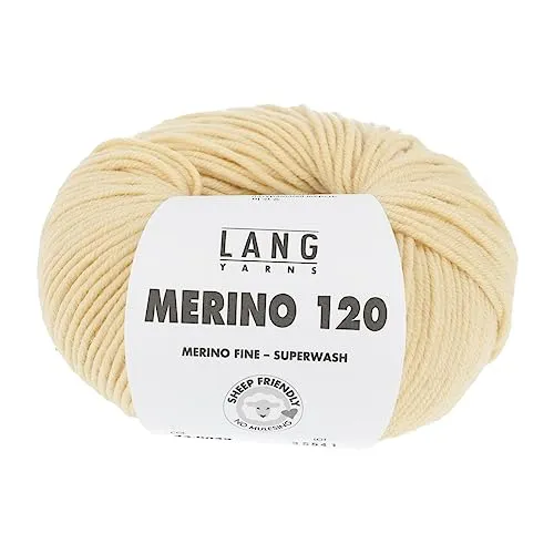 Lang Yarns Merino 120 Superwash 0049 gelb