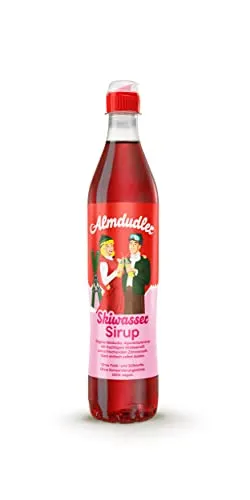 Almdudler Skiwasser Sirup – 1 x 700 ml Himbeer-Zitrone Getränkesirup