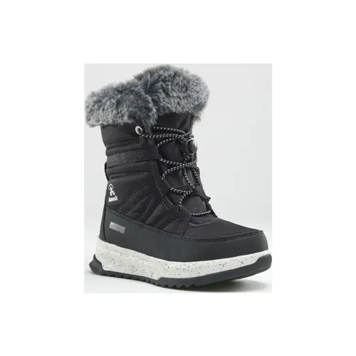 Kamik Kinder Stormy F Schuhe (Größe 30, schwarz) - Wasserdichte und warme Winterstiefel für Mädchen, ideal für Abenteuer im Schnee und bei kaltem Wetter.