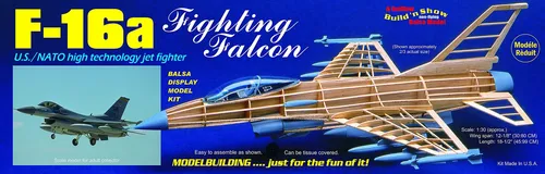 Guillow's F-16 Fighting Falcon Model Kit, Small (US IMPORT)