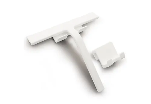 Designfabrik Hamburg Duschabzieher, 23 cm Breite, Silikonummantelt, inklusive 2x Halterung