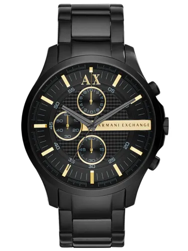 Armani Exchange Herren Chronograph Uhr - Armbanduhren für Herren mit 46mm Edelstahlgehäuse, wasserdicht bis 50m und stilvollem Design, ideal für jeden Anlass.