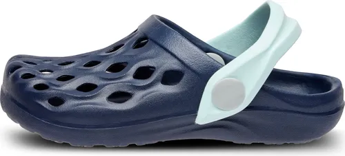 Ladeheid Clogs Kinder Schuhe für Mädchen und Jungen leichte Gartenclogs Gartenschuhe Kinder LA-CA-14 (Marineblau, 33/34 EU)
