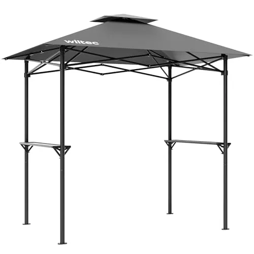 Wiltec Grillpavillon Grau 245 x 152 x 242 cm in grau von Wiltec