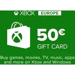 Xbox Guthaben 50 EUR | Download Code für Xbox Series X|S, Xbox One & Windows