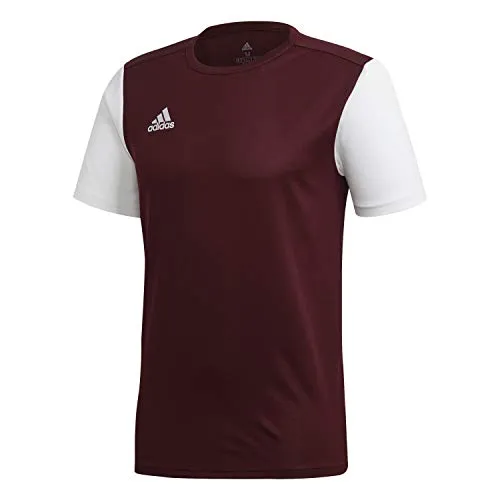 adidas Herren Estro 19 Jsy Herren Trikot, Maroon/White, 18-23 EU