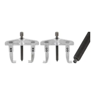 Parallel-Abzieher - 120x100 mm - Feingewinde - Zubehör für Elektrowerkzeug, aus Spezialstahl geschmiedet für hohe Stabilität und vielseitig einsetzbar durch umsteckbare Abzughaken.