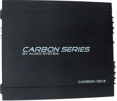 AUDIO SYSTEM CARBON-130.2 2-Kanal Verstärker - Car-HiFi-Endstufen mit 260 Watt RMS, ideal für kraftvollen Sound und Monobetrieb möglich, perfekt für Audiophile.