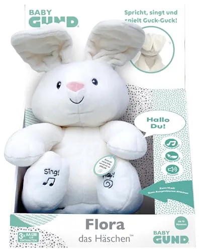 GUND Flora, das singende und sprechende Häschen von GUND