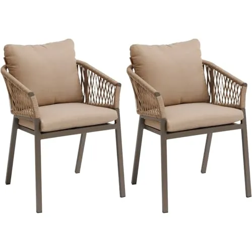 Hespéride Gartensessel Set Oriengo in gold von Hespéride