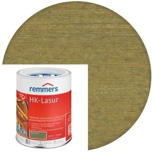 Remmers HK-Lasur 3in1 salzgrün, 0,75 Liter - Premium Holzlasur für außen, vereint Imprägnierung, Grundierung & Lasur in einem Produkt. Bietet exzellenten Schutz vor Feuchtigkeit & UV-Strahlung, ideal für Zäune, Carports und Gartenhäuser.