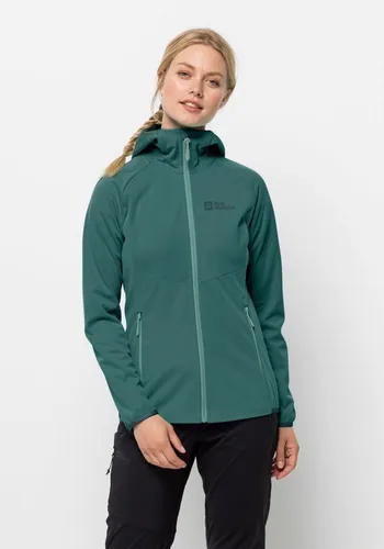 Jack Wolfskin Damen Go Hike W Softshelljacke, petrol, XS EU - Funktionsjacken, PFC-frei, winddicht und wasserabweisend für optimalen Komfort bei Outdoor-Aktivitäten.