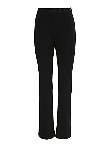 VERO MODA Damen Vmamira Mr Flared Pant Ga Noos Hose, Schwarz, XXL / 32L EU