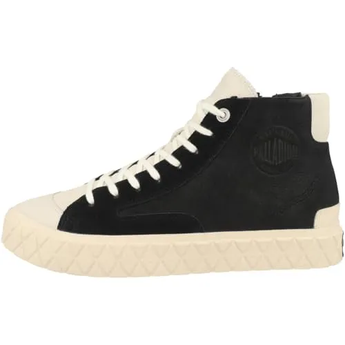 Palladium Unisex Palla ACE Sneaker, Black/Marshmallow, 40 EU - Herren-Sneaker mit praktischem Reißverschluss für einfaches An- und Ausziehen, ideal für lässige Looks.