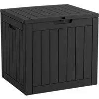 Floordirekt Gartenbox Holzoptik Anthrazit